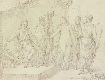 Achilles Nimmt Abschied Von Briseis