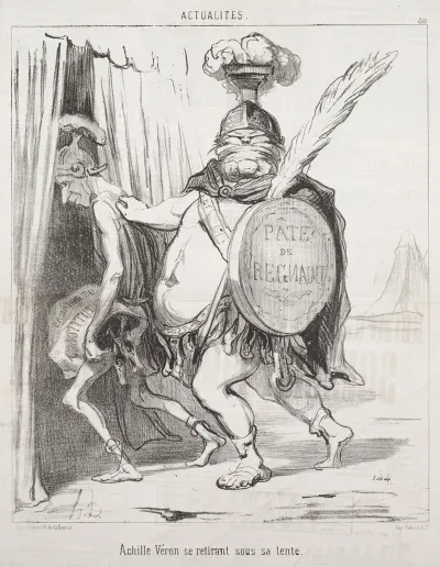 Achilles Veron Withdrawing Into His Tent