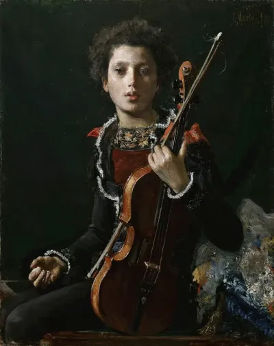 Acrobat With Violin