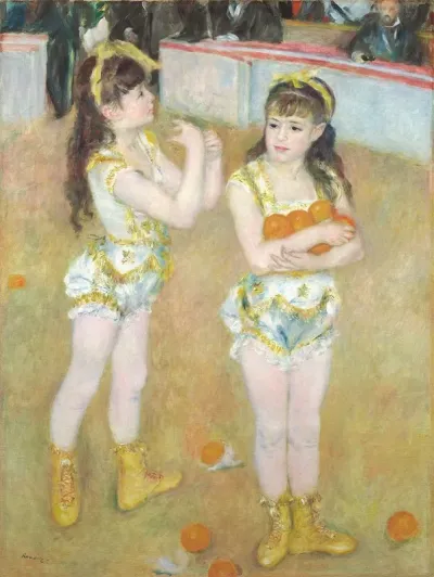 Acrobats At The Cirque Fernando Francisca And Angelina Wartenberg