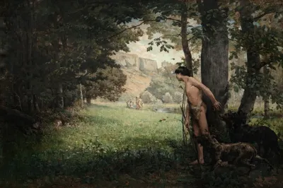 Actaeon Watching Diana And Her Nymphs