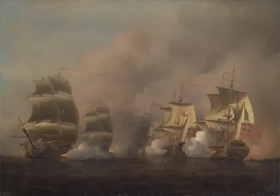 Action Off The Cape Of Good Hope