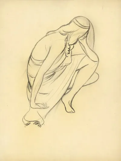 Actrice Of Danseres Grote Schets 2