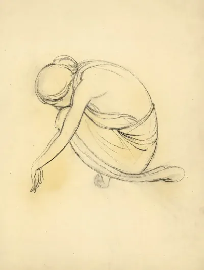 Actrice Of Danseres Grote Schets 4
