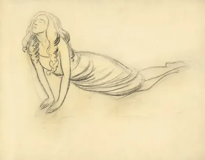 Actrice Of Danseres Grote Schets