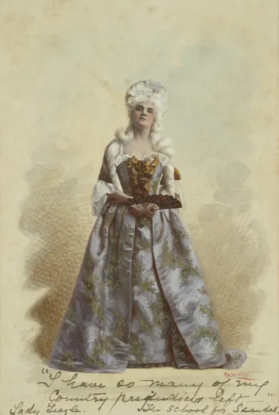 Ada Rehan As Lady Teazle In The Play School For Scandal