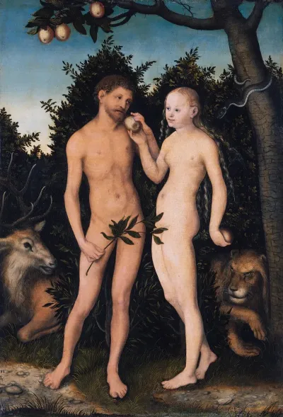 Adam And Eve In Paradise The Fall