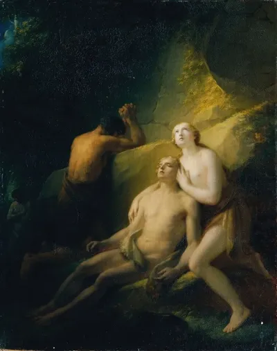 Adam And Eve Mourn The Dead Abel