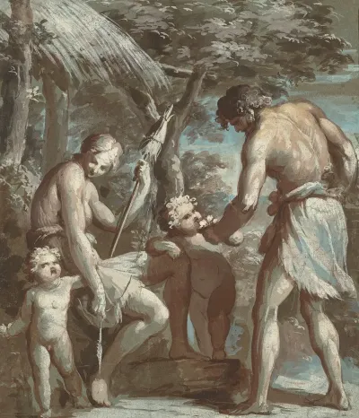 Adam And Eve With Cain And Abel 3