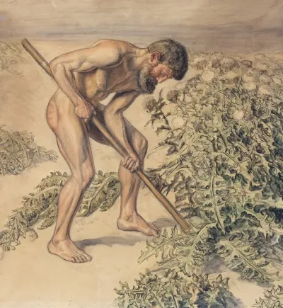 Adam Drawing Up Thistle