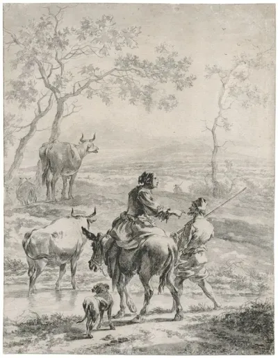 Adam En Eva Verdreven Uit Het Paradijs