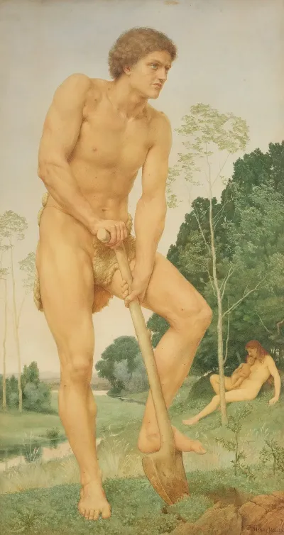 Adam In The Sweat Of Thy Face Shalt Thou Eat Bread