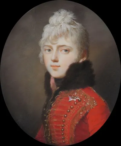Adam Karol Prince Of Wurttemberg 1792 1847 In The Uniform Of The Imperial Guard Hussars Of Alexander I Romanov
