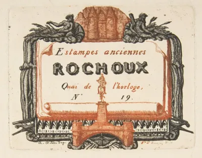Address Card Of The Printseller Rochoux