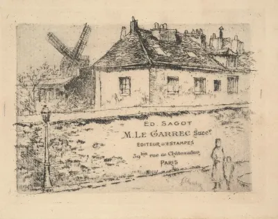 Address Card Of The Publisher Sagot Le Garrec