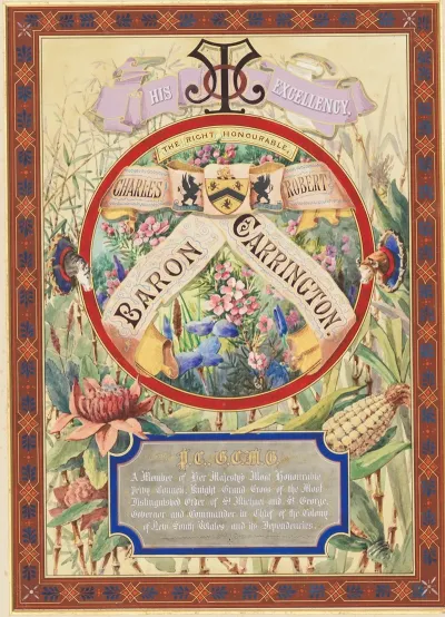 Addresses Presented To Lord Carrington Governor Of New South Wales Pl 06