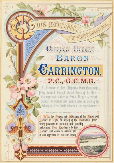 Addresses Presented To Lord Carrington Governor Of New South Wales Pl 11