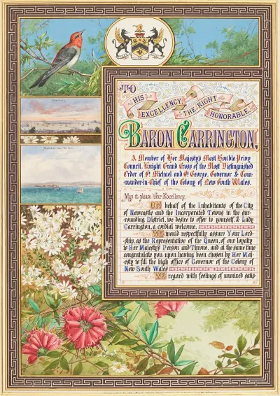 Addresses Presented To Lord Carrington Governor Of New South Wales Pl 12