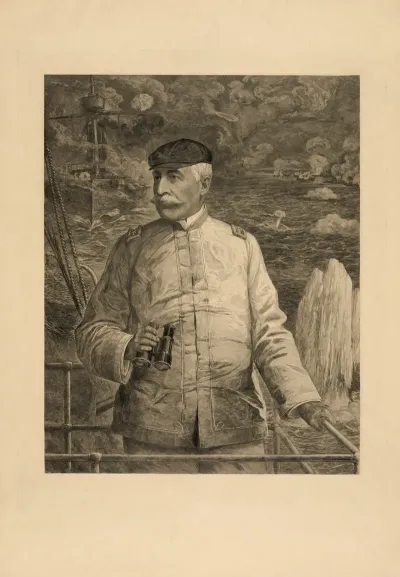 Admiral Dewey On The Bridge