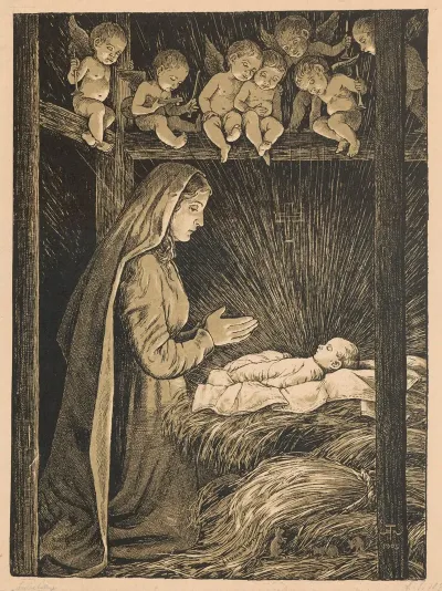 Adoration Of The Child 5