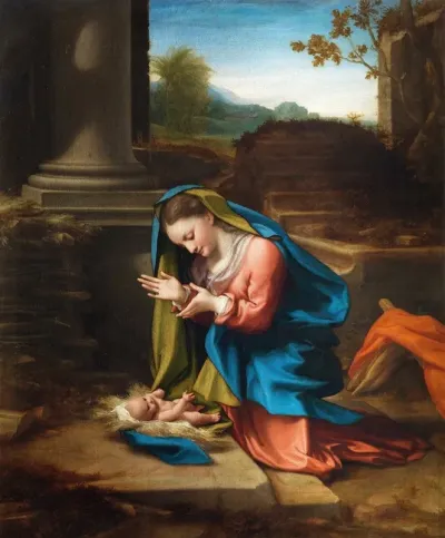 Adoration Of The Christ Child