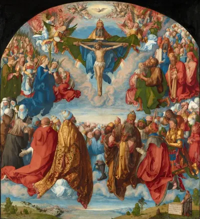 Adoration Of The Trinity