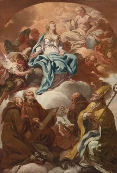 Adoration Of The Virgin