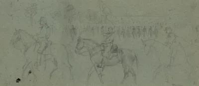 Advance Of Custers Brigade