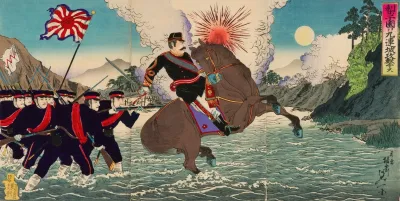 Advancing From Liziyuan To Attack Jiuliancheng