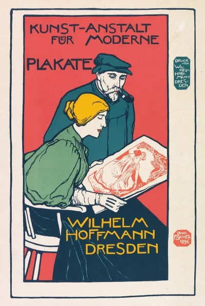Advertentie Voor De Kunst Anstalt Fur Moderne Plakate