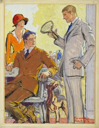 Advertisement For Hart Schaffner Marx Clothes