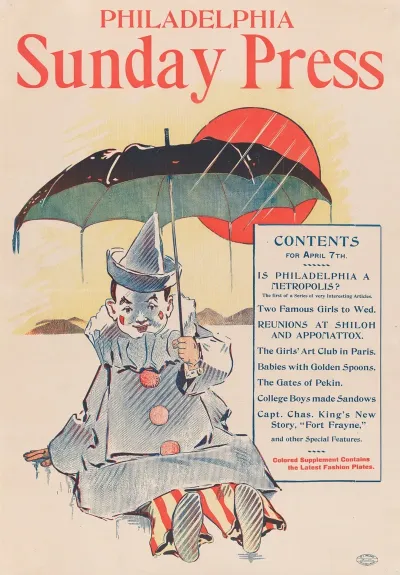 Advertisement For Philadelphia Sunday Press April 7 1896