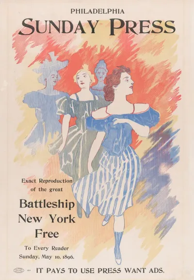 Advertisement For Philadelphia Sunday Press May 10 1896