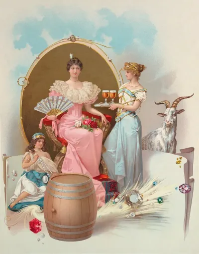 Advertising Poster For Bock Beer