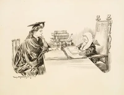 Advice To The Woman College Graduate It Is Fatal To Argue With The Judge