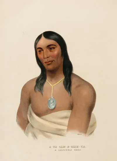 A‑na Cam E Gish Ca A Chippewa Chief
