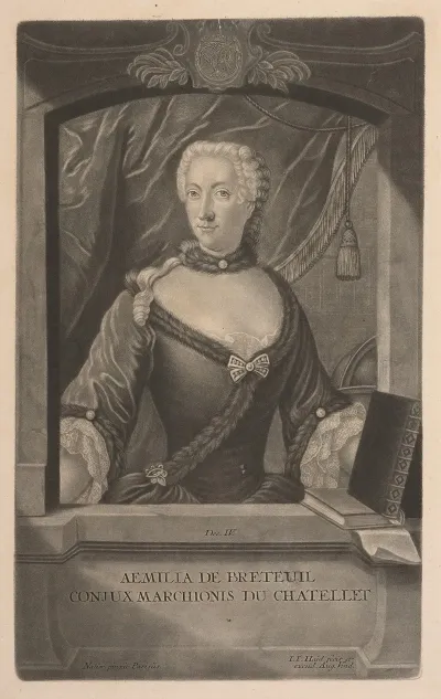Aemilia Of Breteuil Wife Of The Marquis Du Chatellet