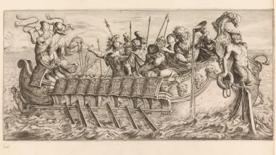 Aeneas And His Soldiers Catching Sight Of Italy For The First Time Italiam Italiam Primus Conclamat Achates