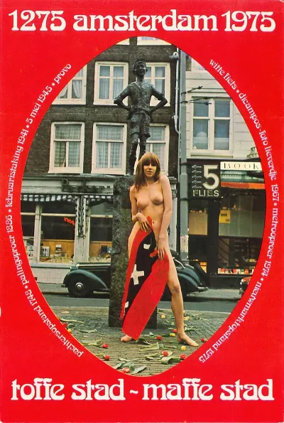 Affiche Amsterdam 1275 1975 Toffe Stad Maffe Stad