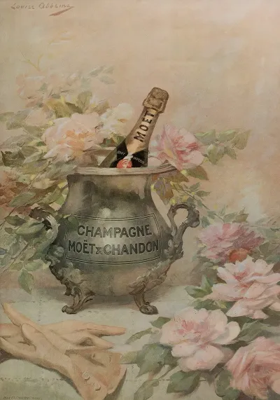 Affiche Publicitaire Pour Moet Chandon