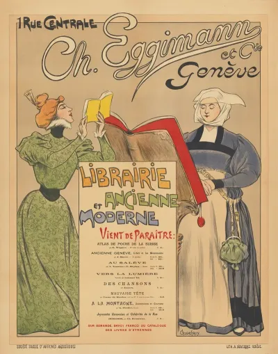 Affiche Van Uitgever Ch Eggimann Et Cie Te Geneve