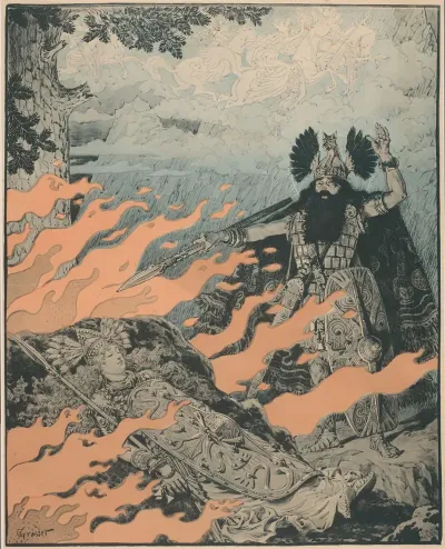 Affiche Voor Die Walkure Van Richard Wagner