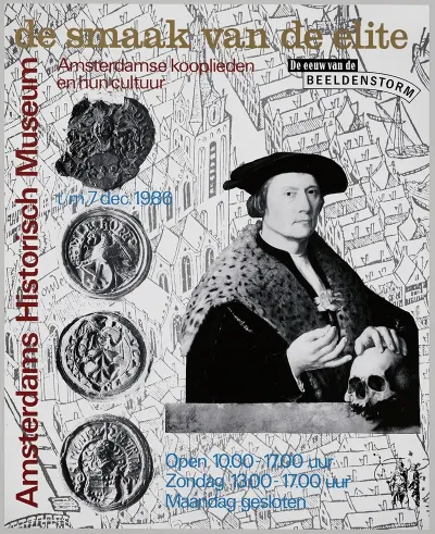 Affiche Voor Tentoonstelling De Smaak Van De Elite