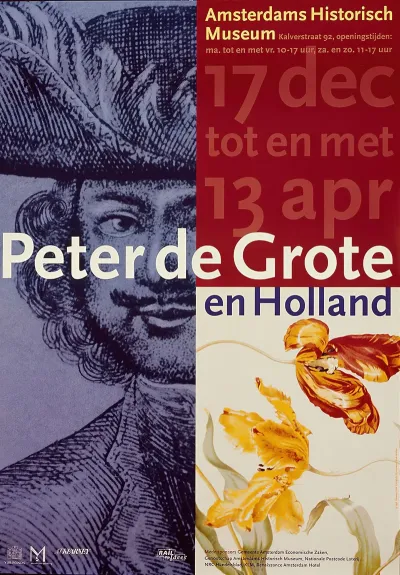 Affiche Voor Tentoonstelling Peter De Grote En Holland