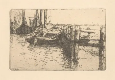 Afgemeerde Schuiten