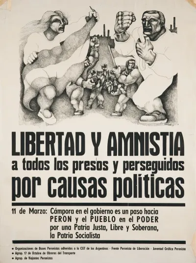 Afiche Libertad Y Amnistia