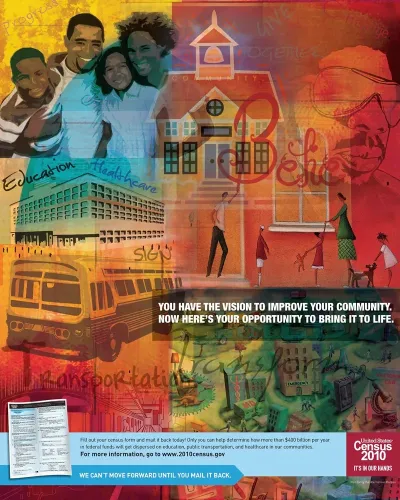 African American Action Poster