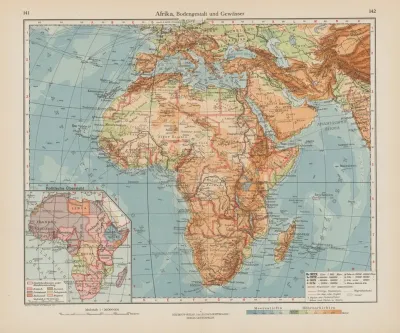 Afrika Bodengestalt Und Gewasser