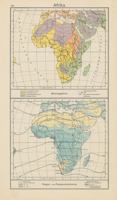 Afrika Meeresgebiete ‎ ‎ ‎ ‎regenkarte