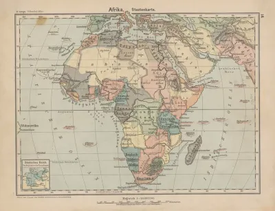 Afrika Staatenkarte 2